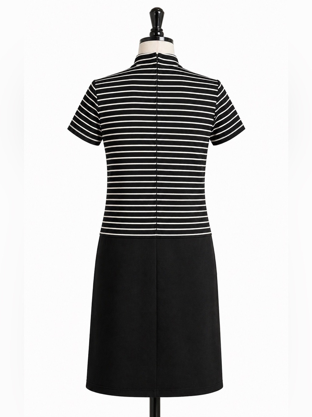 Vintage 60s jacket and striped contrasty sheath dress. Large - Picture 7 of 9